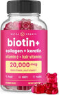 NutraChamps gomitas biotina colágeno sabor baya