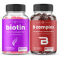 NutraChamps gomitas biotina complejo B suplemento saludable