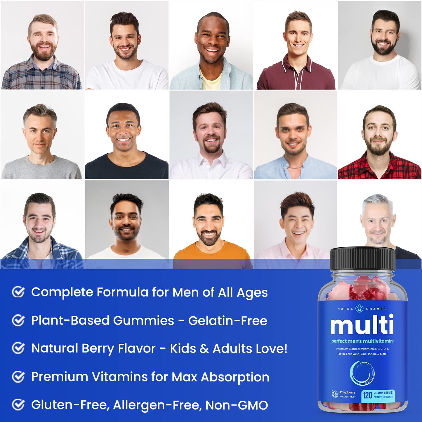 NutraChamps multivitaminas detalles