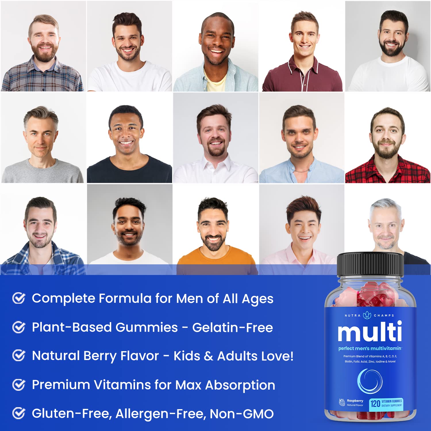 NutraChamps multivitaminas detalles