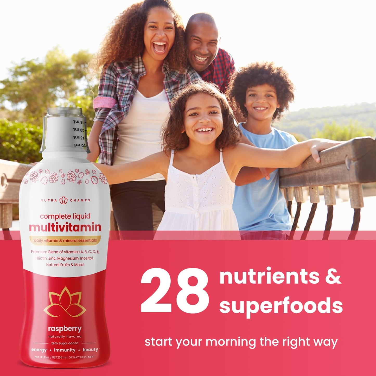 NutraChamps suplemento vegano niño y adulto