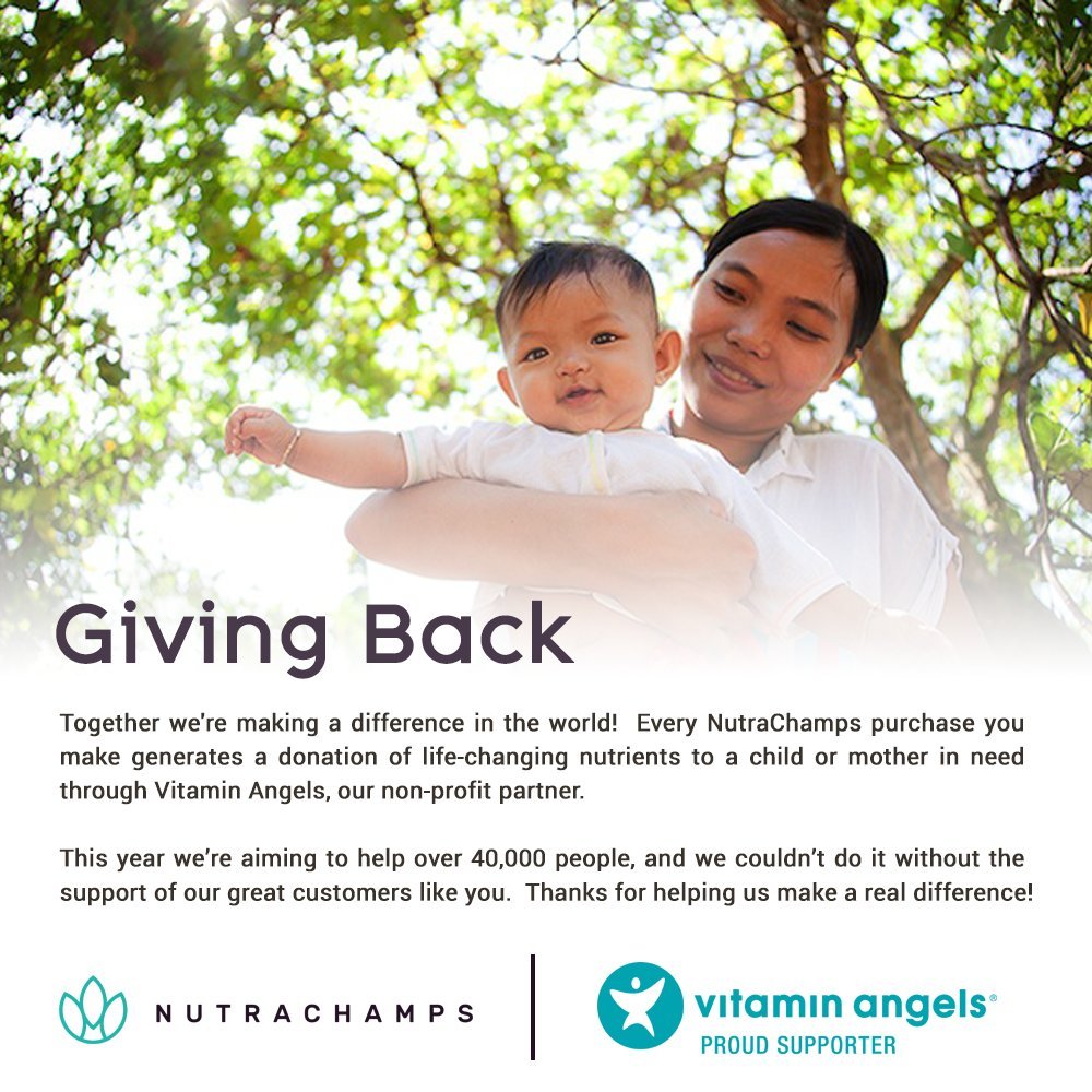 NutraChamps y Vitamin Angels colaboración