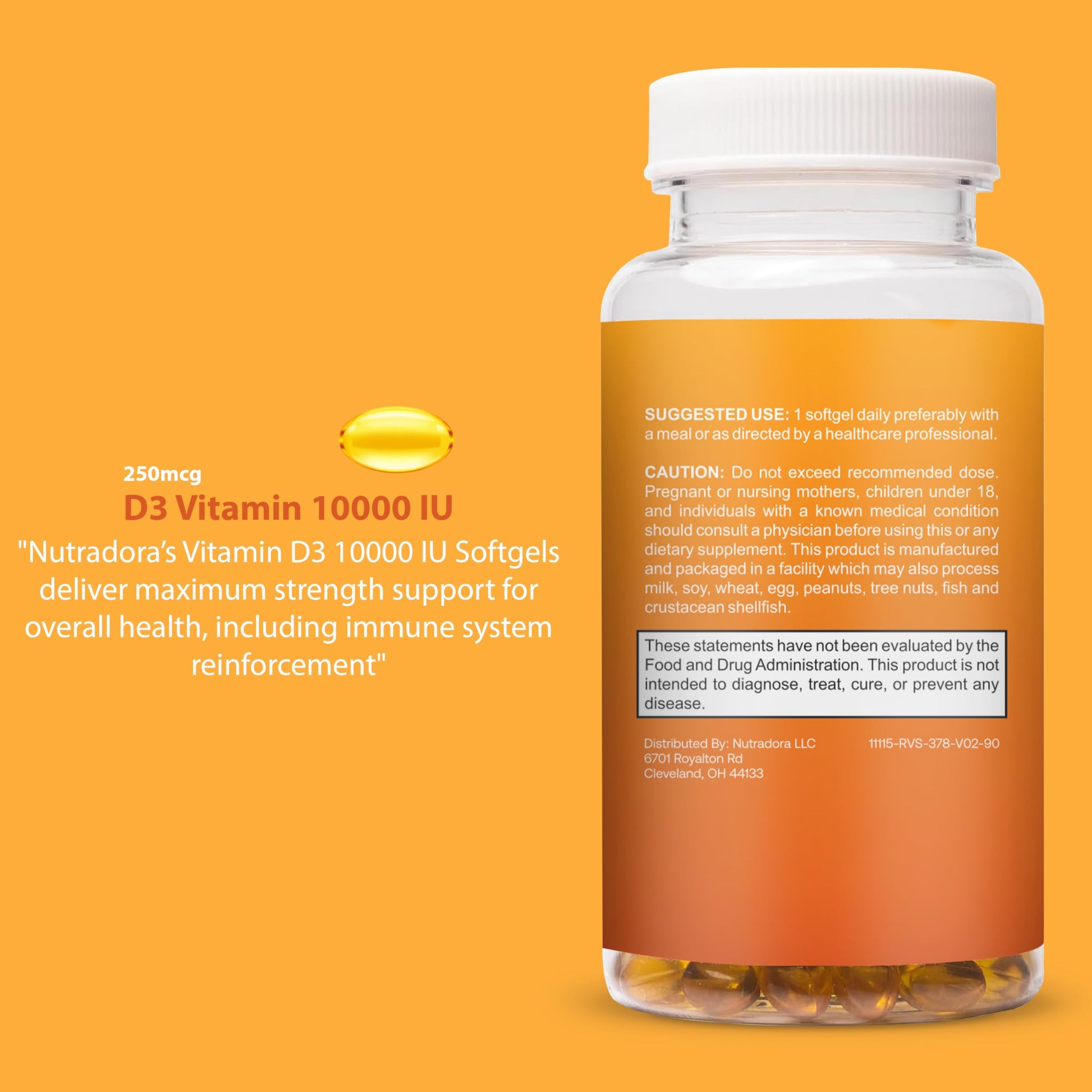 Nutradora vitamina d3 suplemento alta potencia beneficios