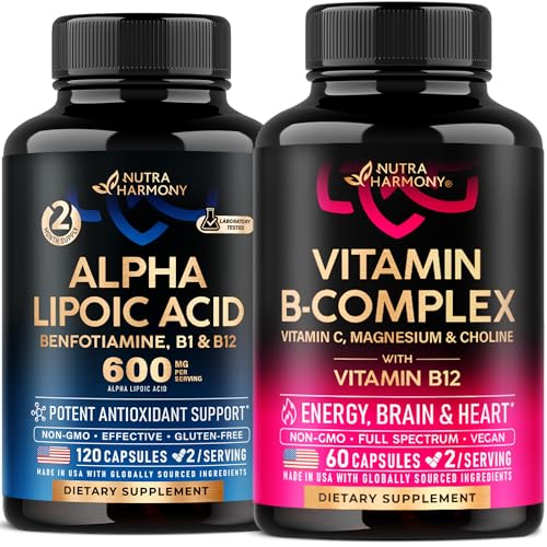 NUTRAHARMONY cápsulas ácido alfa lipoico y complejo B