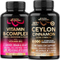 NUTRAHARMONY complejo B y canela de Ceilán cápsulas suplemento