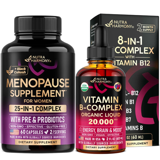 NUTRAHARMONY complejo vitamina B gotas y cápsulas