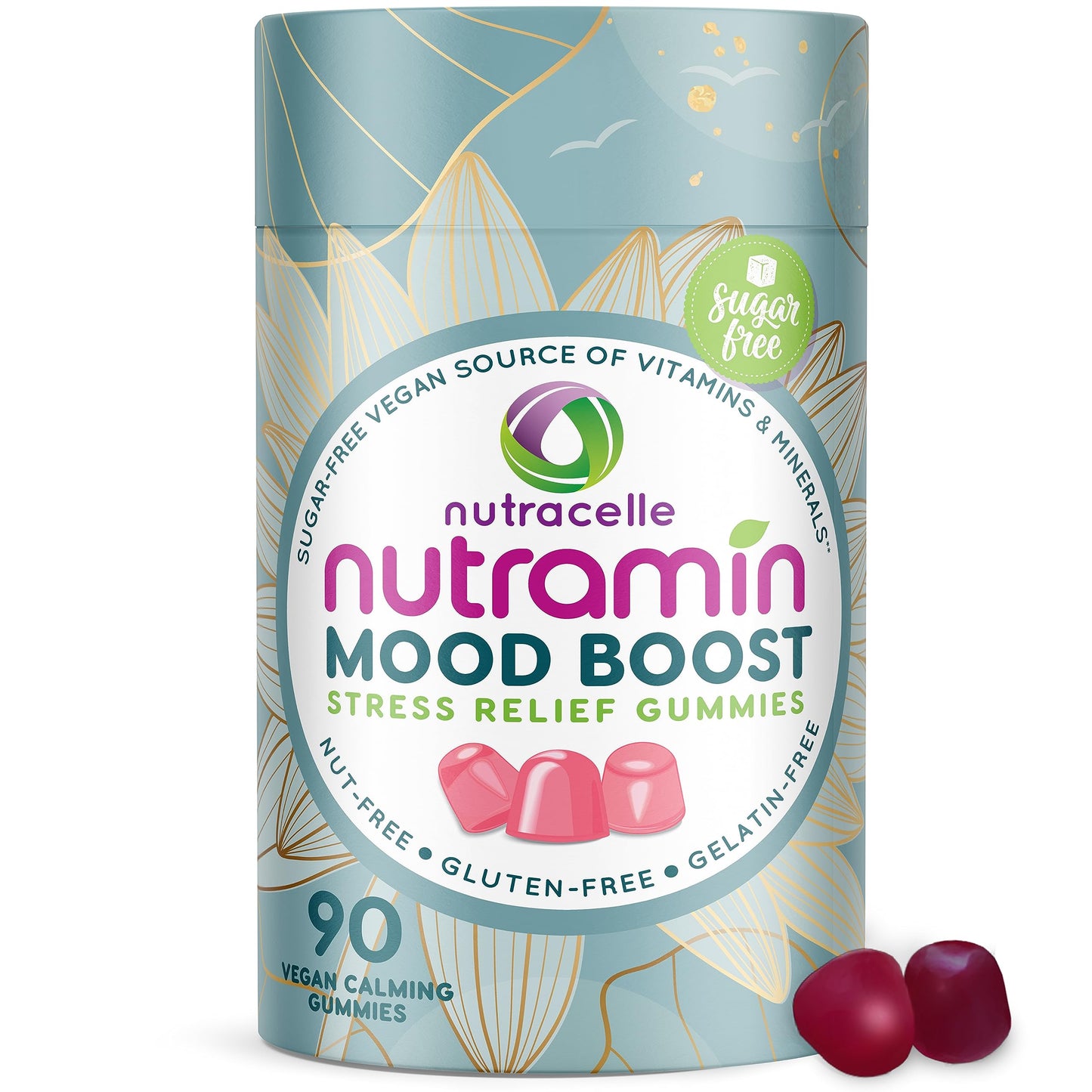 Nutramin Mood Boost sin gelatina.