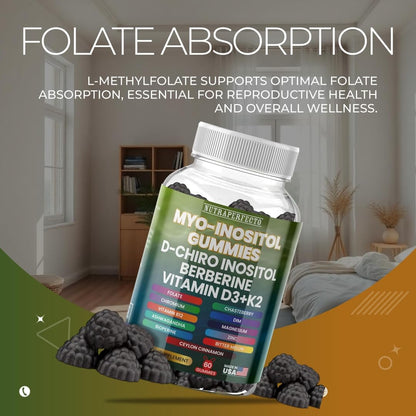 NutraPerfecto gomitas para salud ovárica y soporte hormonal