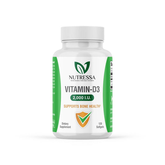 Nutressa vitamina d3 2000 ui cápsulas blandas suplemento