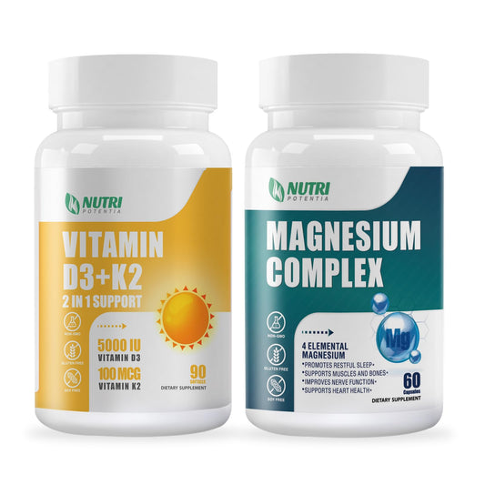 NUTRI POTENTIA vitamina d3 k2 suplemento 90 softgels