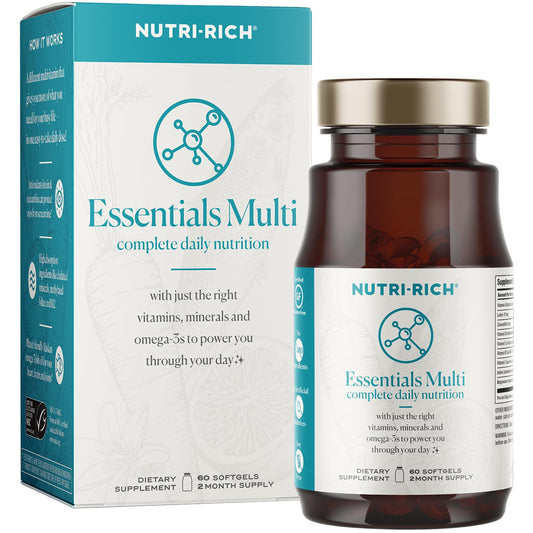 Botella de Nutri-Rich Essentials Multivitaminas