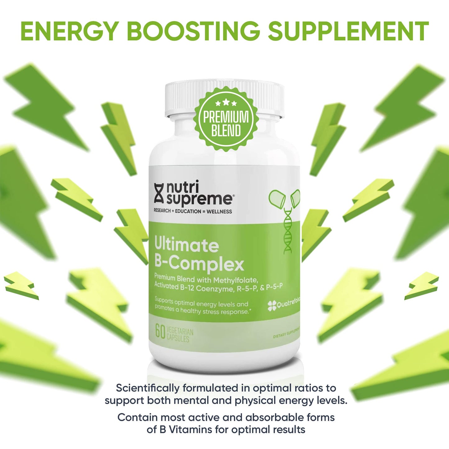 Nutri Supreme Ultimate B Complex caja detalle frontal