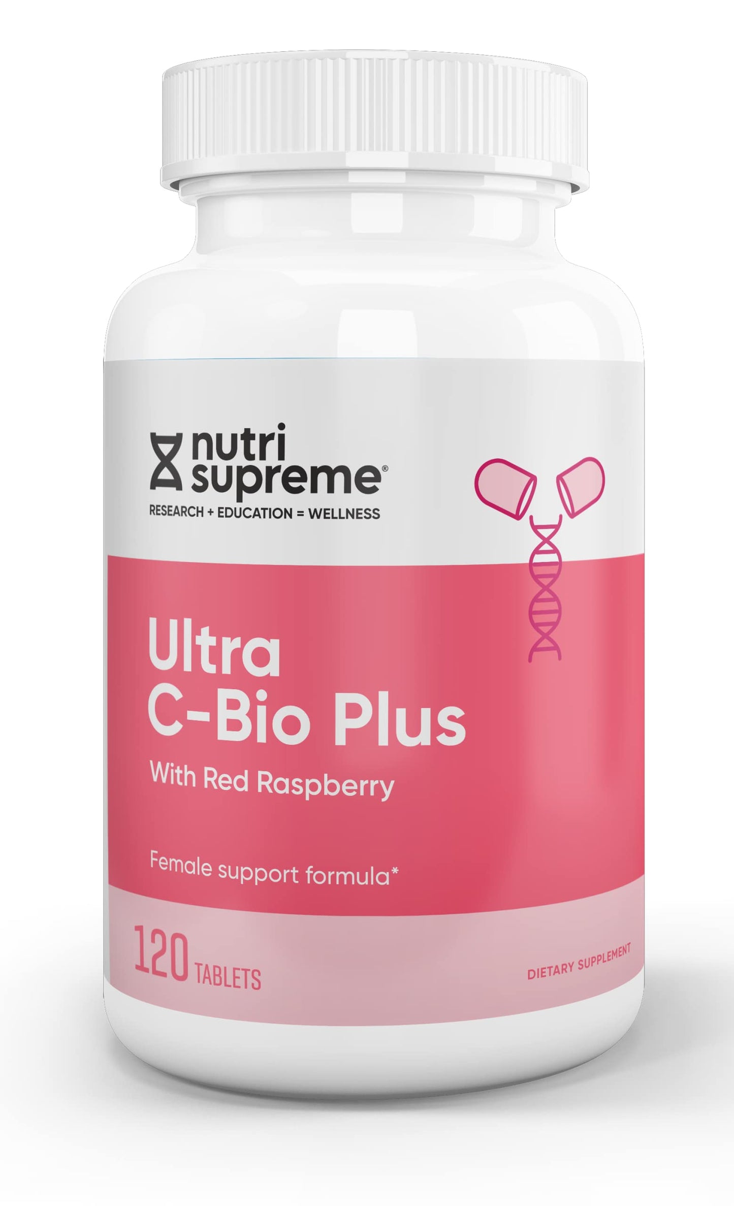 Nutri Supreme Ultra C-Bio Plus suplemento apoyo femenino 120 tabletas