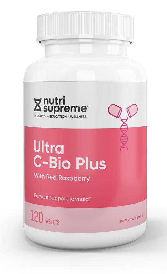Nutri Supreme Ultra C-Bio Plus suplemento apoyo femenino 120 tabletas