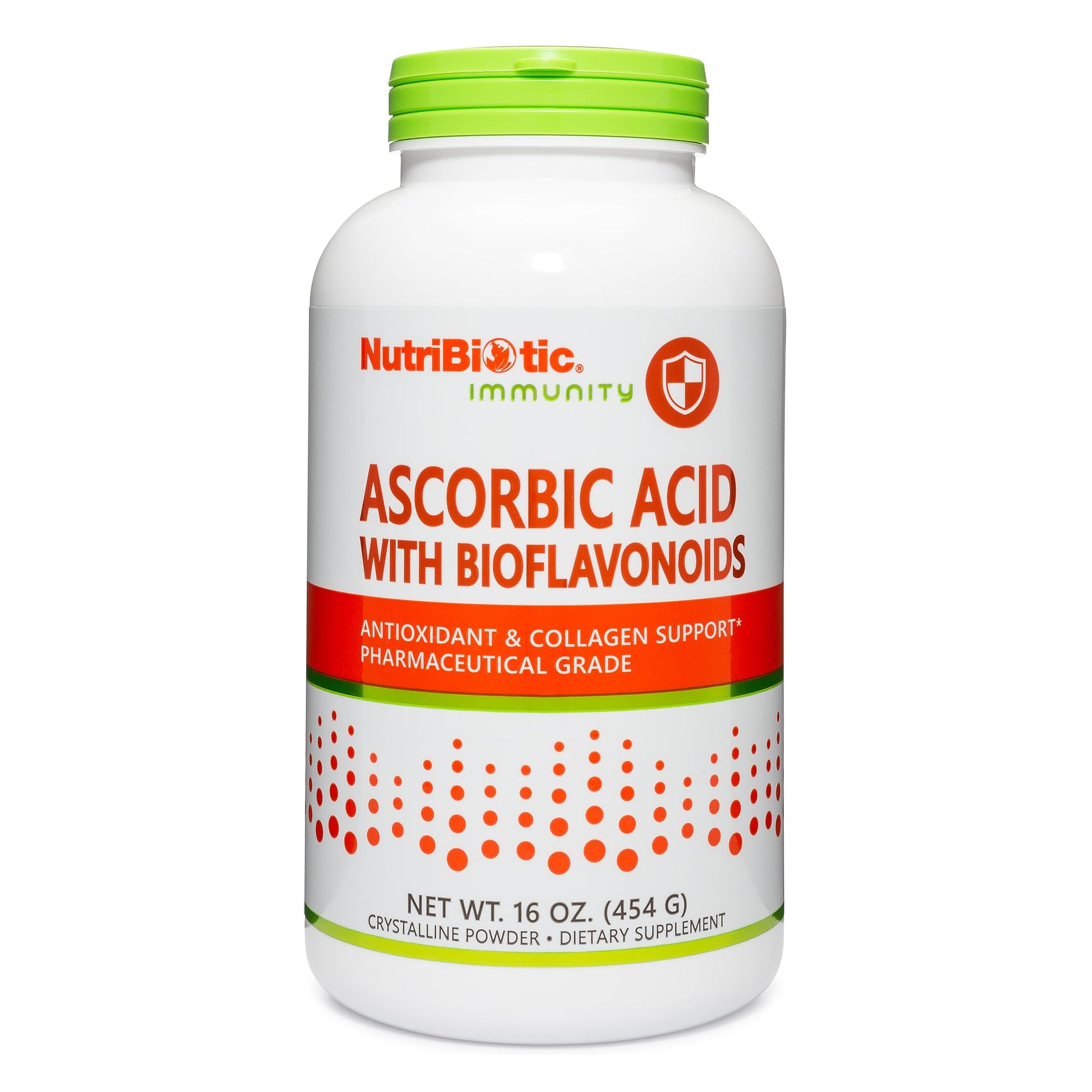 NutriBiotic ácido ascórbico con bioflavonoides polvo 16 oz