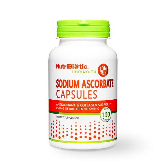NutriBiotic cápsulas buffered vitamina c 100 unidades