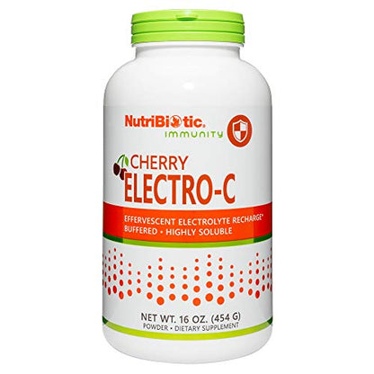 NutriBiotic Electro-C polvo vitamina c electrolitos sabor cereza