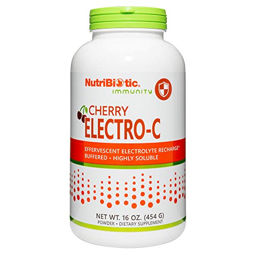 NutriBiotic Electro-C polvo vitamina c electrolitos sabor cereza