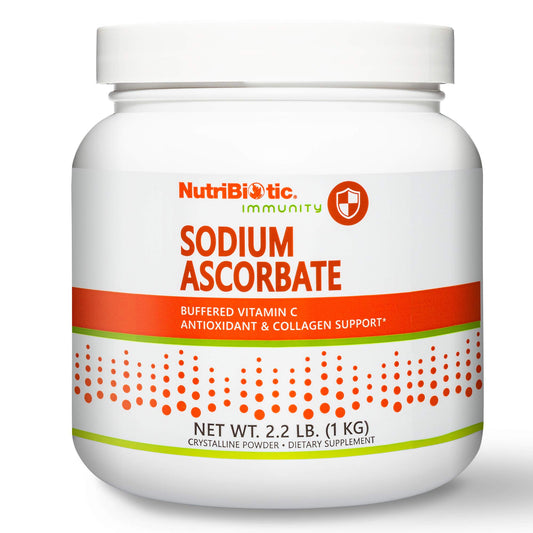 NutriBiotic polvo vitamina c buffered ascorbato de sodio
