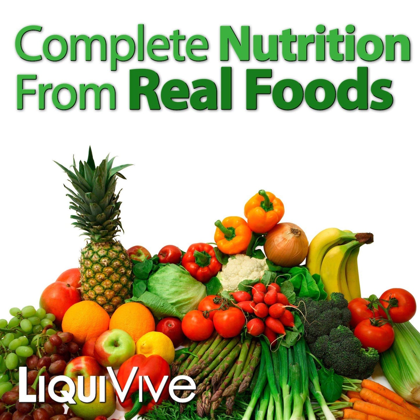 Nutrición completa de alimentos reales con LiquiVive