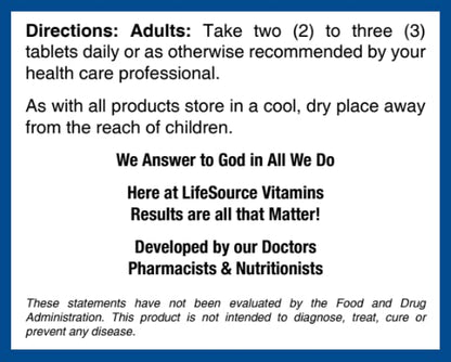 Nutrición del suplemento LifeSource Pancreas Health