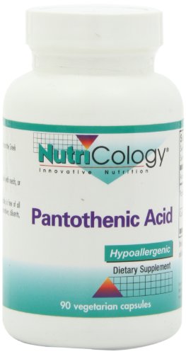 Nutricology ácido pantoténico B5 cápsulas vegetales 90 unidades