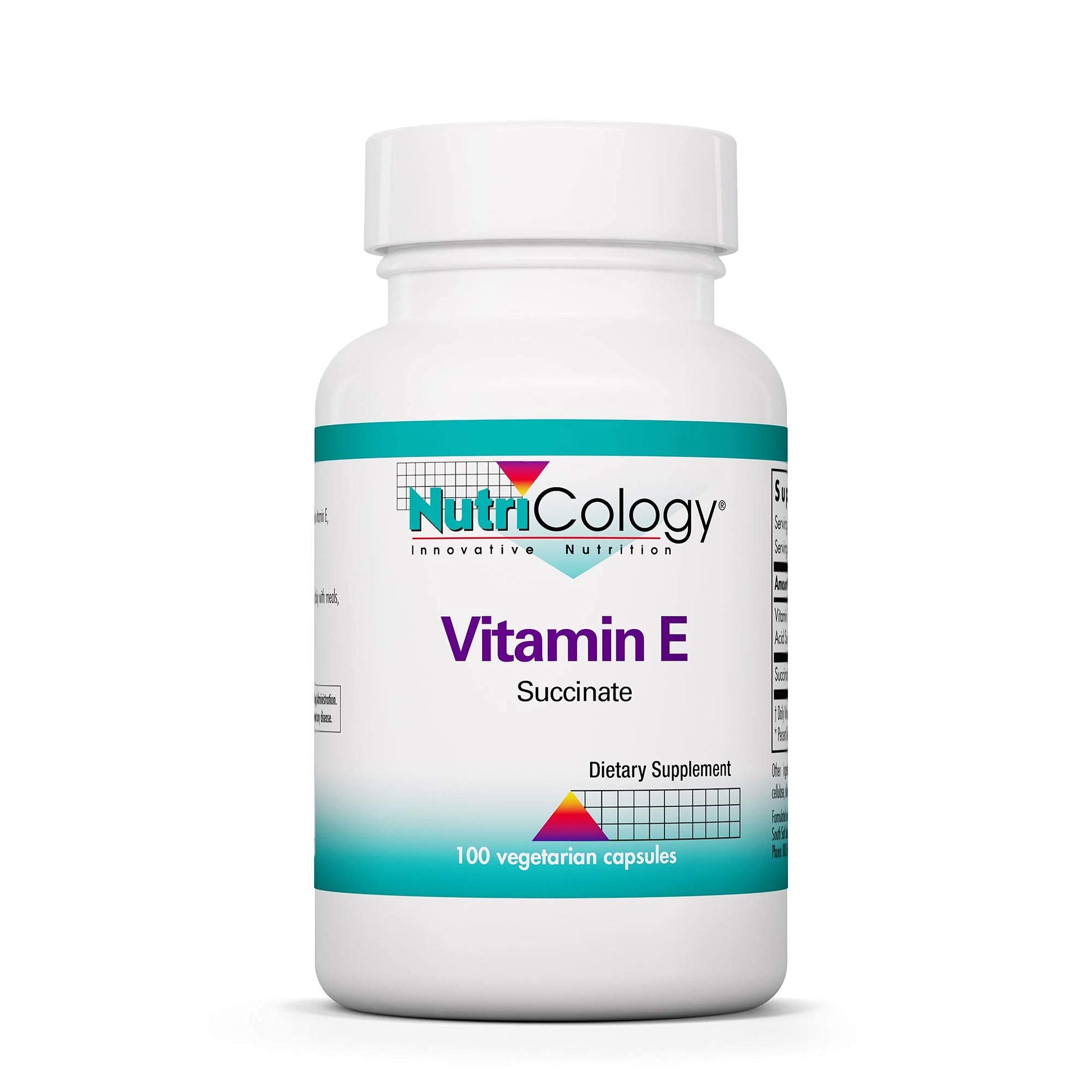 Nutricology cápsulas vitamina E succinate 400 IU antioxidante