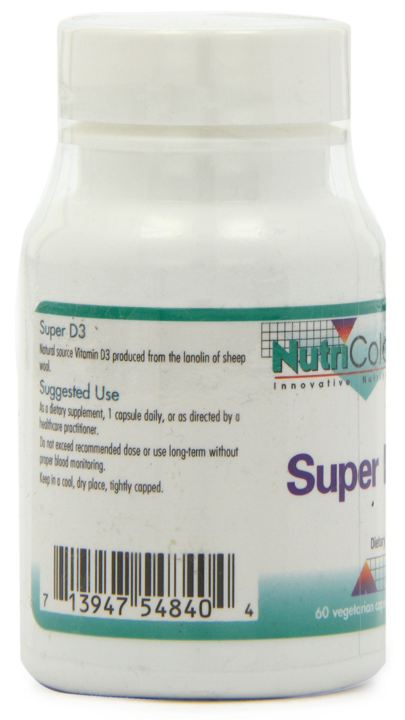 Nutricology Super D3 suplemento sin alérgenos comunes