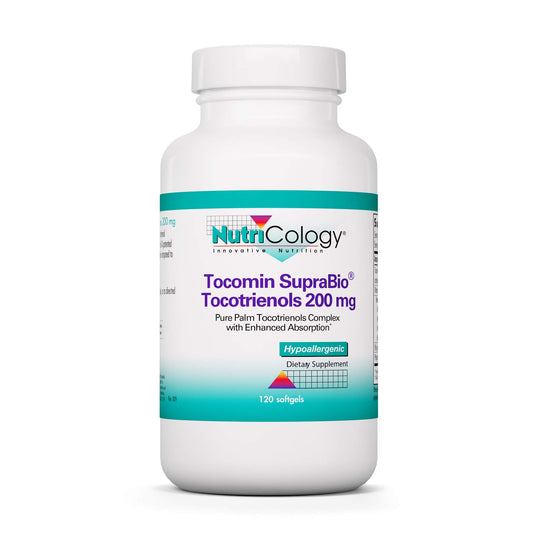 NutriCology Tocomin suplemento tocotrienoles vitamina e 120 cápsulas
