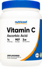 Nutricost ácido ascórbico polvo vitamina c sin gluten