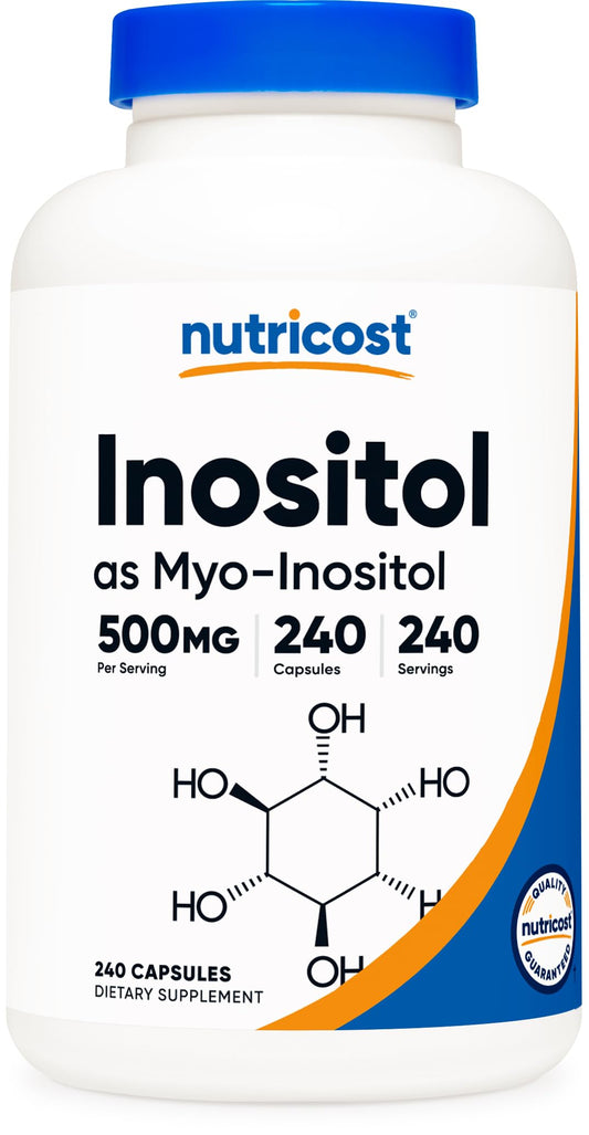 Nutricost cápsulas de Myo-Inositol 500mg 240 unidades