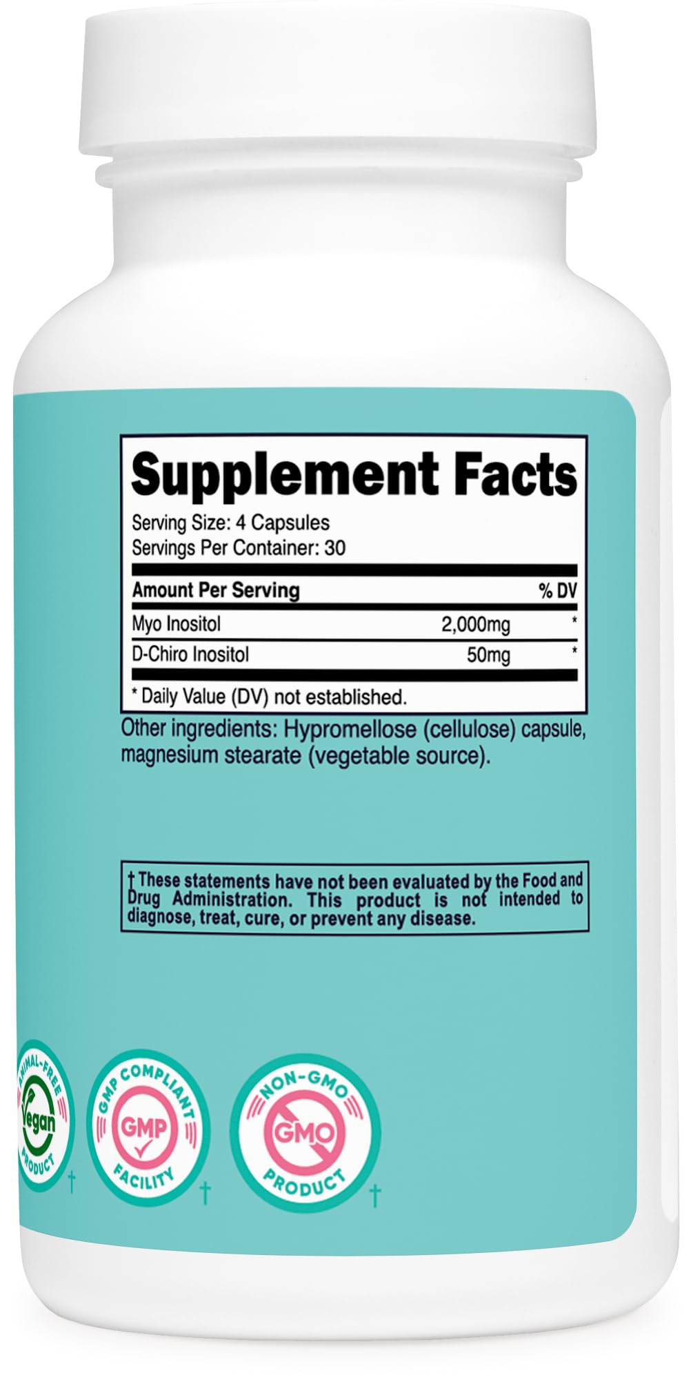 Nutricost inositol probado por laboratorios terceros