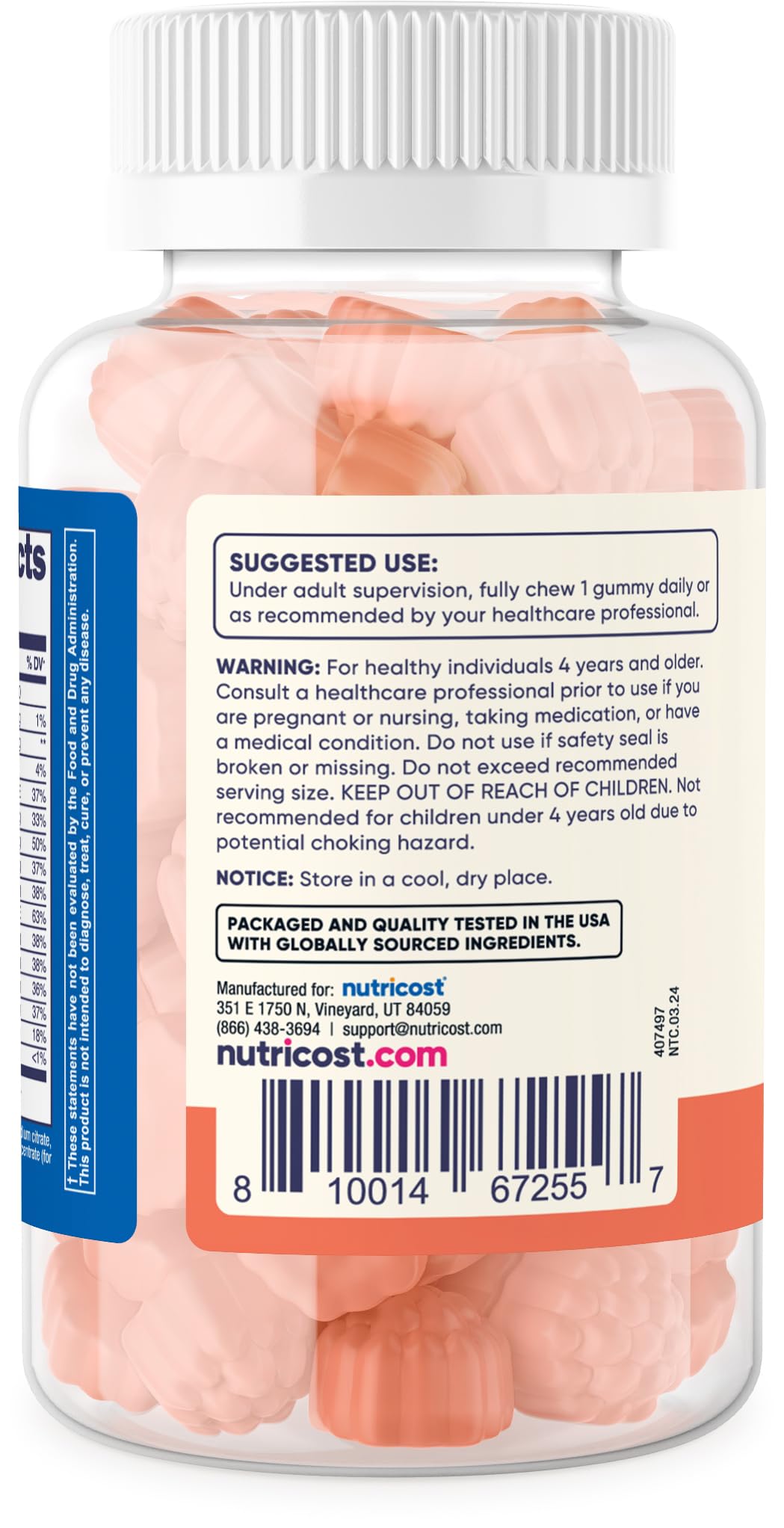 Nutricost multivitamínico para niños