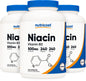 Nutricost Niacina 500mg botella 3 paquetes