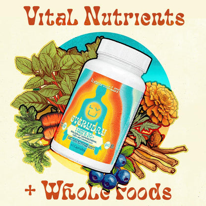 Nutrientes vitales y alimentos integrales con multivitamínico LUV