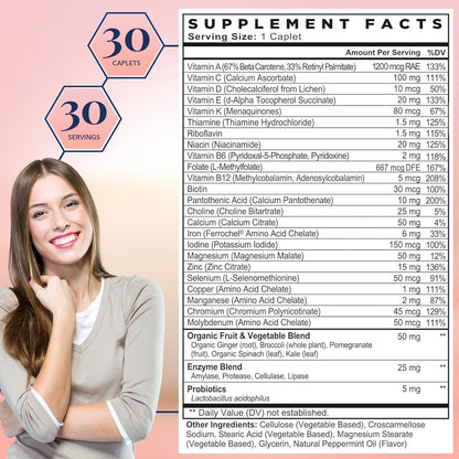 Nutrientes del Best Nest Wellness Multi Plus