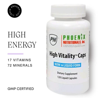 Nutrientes esenciales y absorción de High Vitality