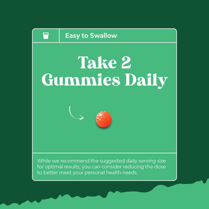 Nutrientes esenciales en gomitas de adolescentes