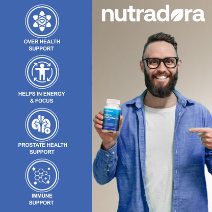 nutrientes esenciales multivitaminas hombres Nutradora