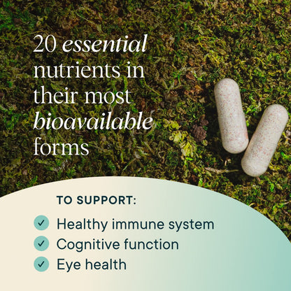 Nutrientes esenciales para salud máxima