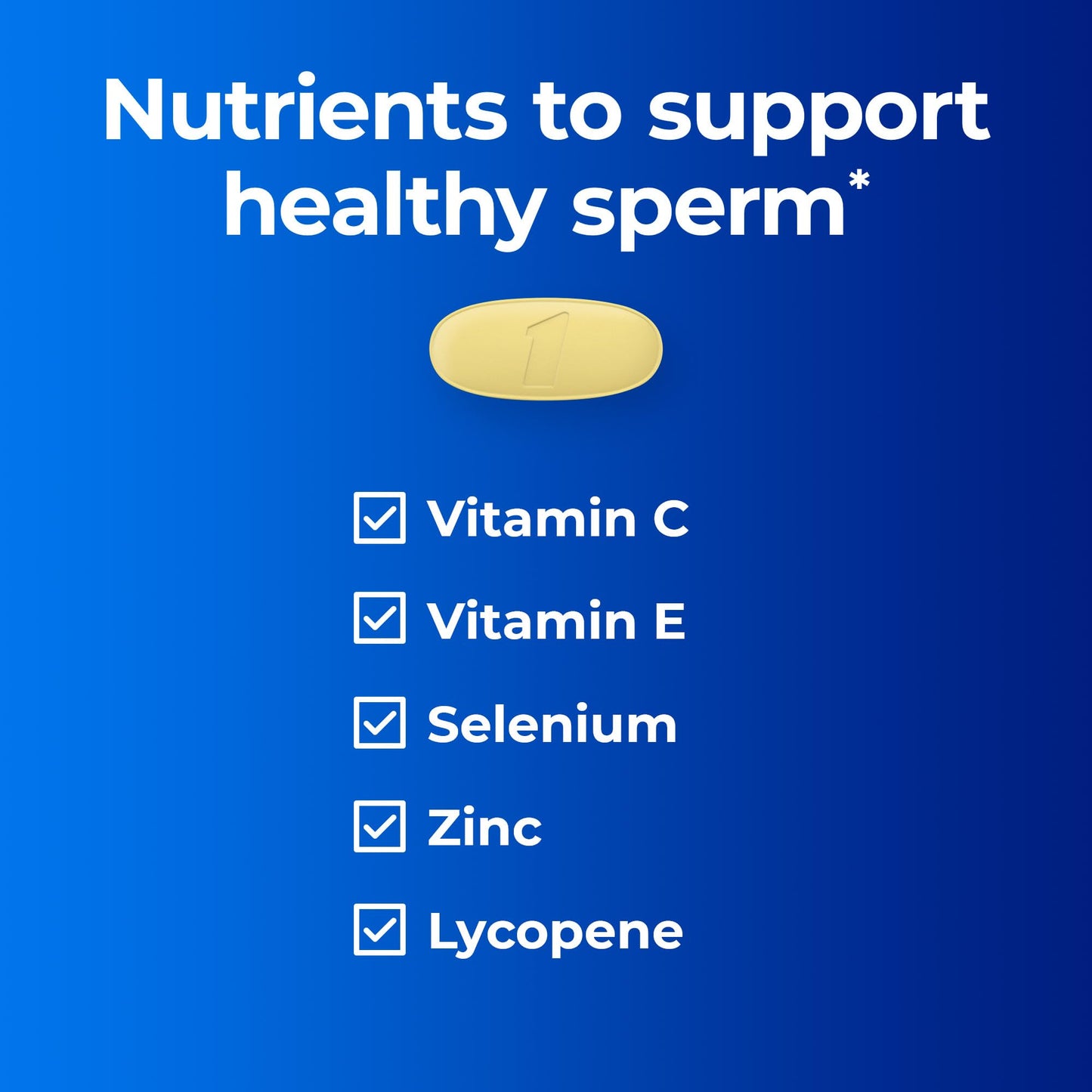 Nutrientes para esperma saludable One A Day
