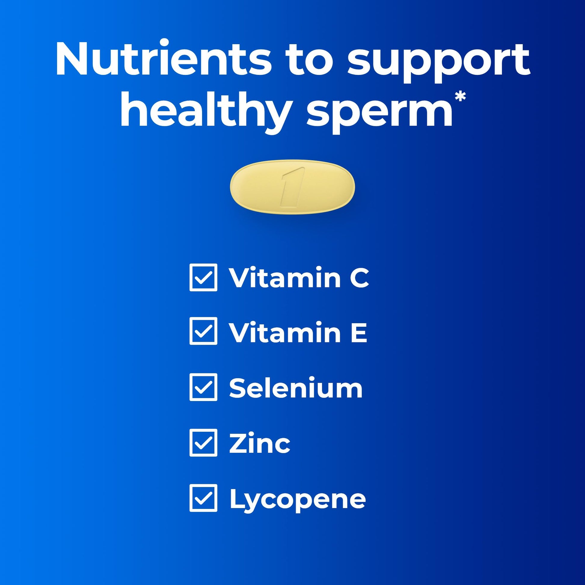 Nutrientes para esperma saludable One A Day