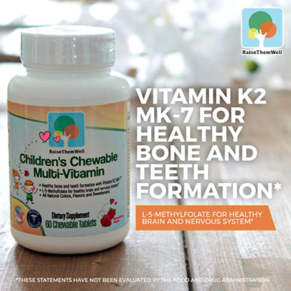 Nutrientes en multivitaminas Raise Them Well.