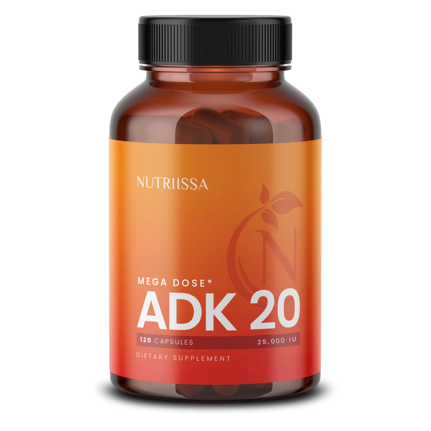 Nutriissa ADK 20 cápsulas veganas para salud ósea e inmunológica