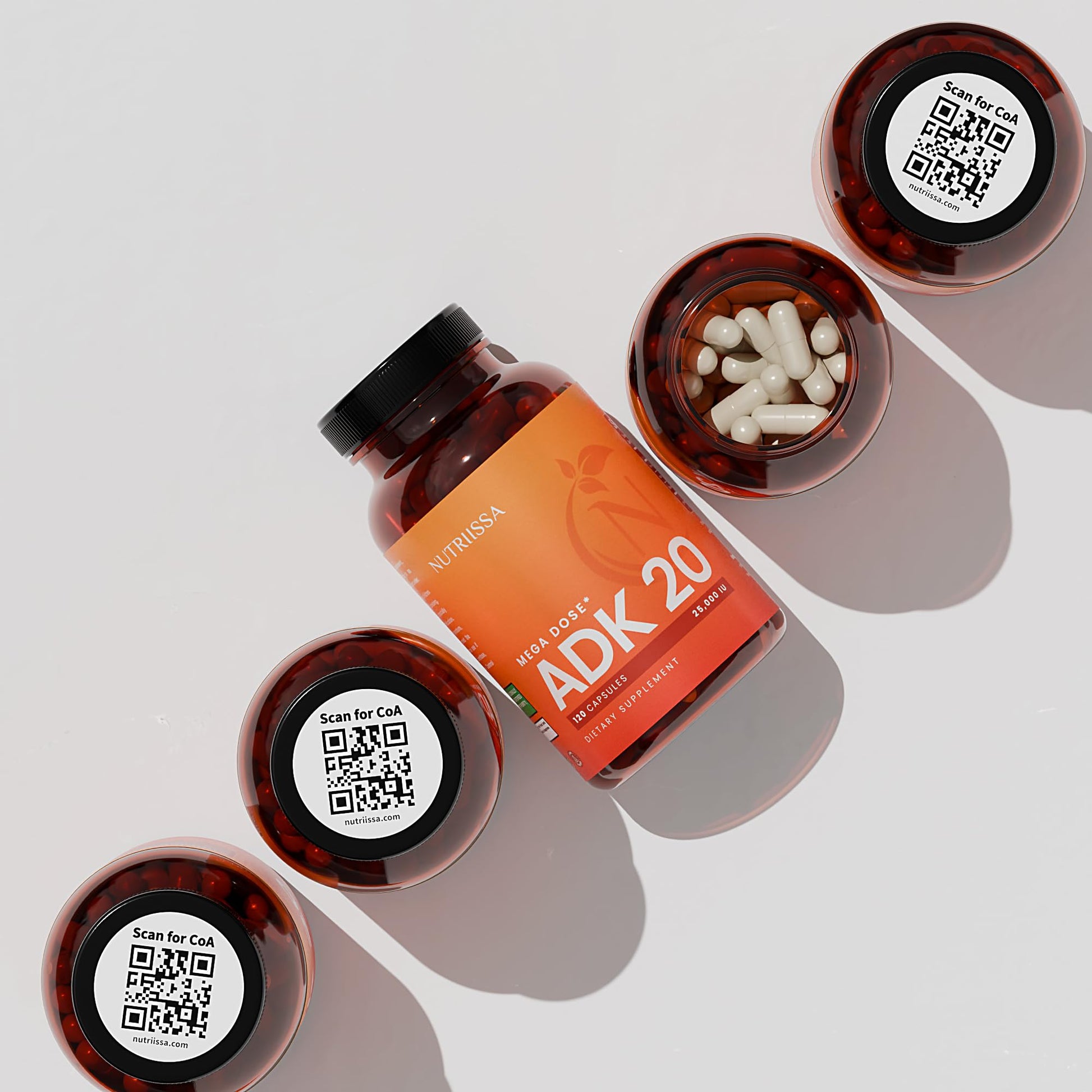 Nutriissa ADK 20 vitaminas para fortalecer huesos