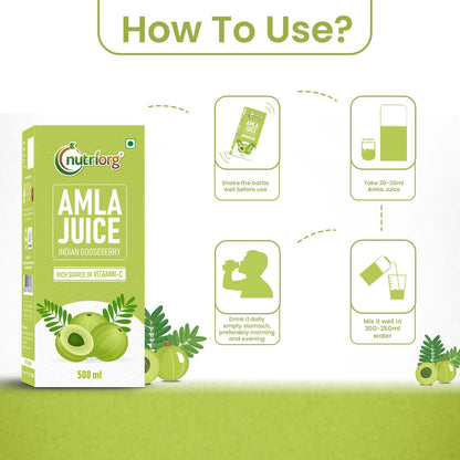 Nutriorg jugo amla orgánico puro