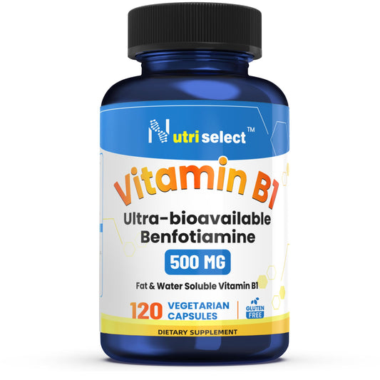 NUTRISELECT Benfotiamina suplemento 120 cápsulas