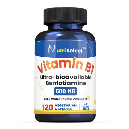 Nutriselect Benfotiamina cápsulas caja y frasco