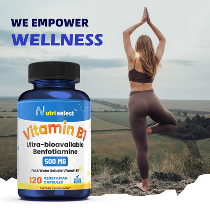 NUTRISELECT Benfotiamina cápsulas sin gluten no GMO