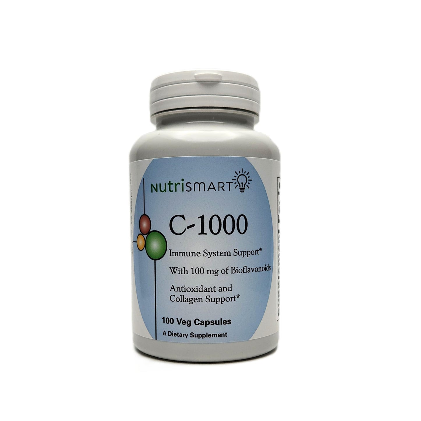 Nutrismart vitamina c 1000mg suplemento antioxidante 100 cápsulas